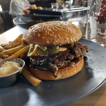 Phase Three Brewing Company - Spicy double smash burger, duck fat truffle fries. Amazing - Breweries Near Me - Elmhurst, Illinois Phase Three Brewing Company - Spicy double smash burger, duck fat truffle fries. Amazing - Breweries Near Me - Elmhurst, Illinois