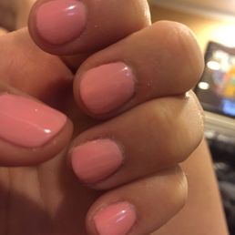 Never had such uncleaned job done around the nail bed Never had such uncleaned job done around the nail bed
