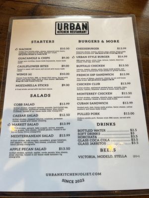 Menu photo 3 Urban Kitchen Restaurant Crest Hills, IL Menu photo 3 Urban Kitchen Restaurant Crest Hills, IL