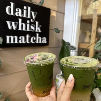 Daily Whisk Matcha - Lilikoi matcha and lemonade matcha - Cafes Near Me - Honolulu, Hawaii