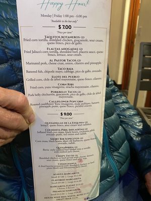 Menu photo 1 Los Agaves Santa Barbara, CA