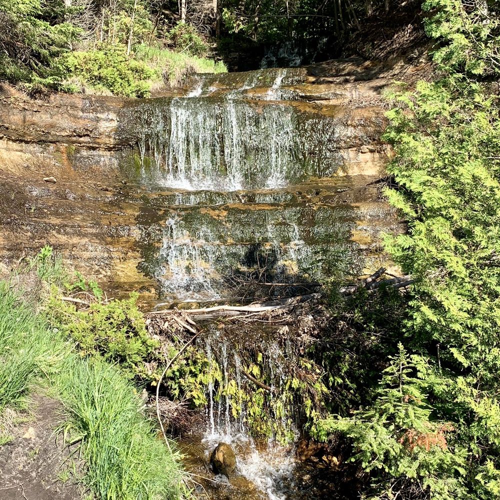 Alger Falls - Alger Falls is scenic in afternoon time. - Hiking Near Me - Munising, Michigan