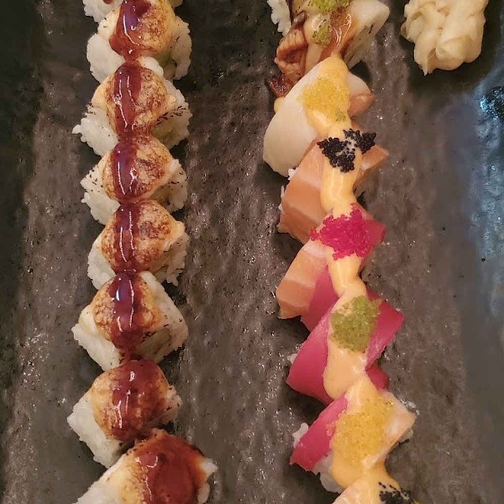 Dotombori - Golden Shrimp and Rainbow - Sushi Bars Near Me - Des Plaines, Illinois Dotombori - Golden Shrimp and Rainbow - Sushi Bars Near Me - Des Plaines, Illinois
