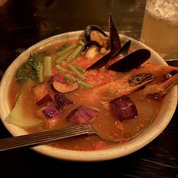Tradicionale - Sinigang with prawns and mussels - Filipino Near Me - New York, New York
