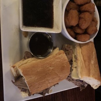 The CrossRoads Bar & Grill - The Prime Rib Sandwich and Sweet Corn Tots were sooo good. - American Near Me - Chicago, Illinois The CrossRoads Bar & Grill - The Prime Rib Sandwich and Sweet Corn Tots were sooo good. - American Near Me - Chicago, Illinois