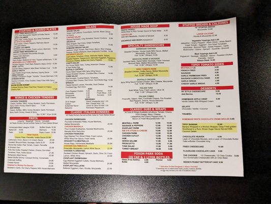 Menu photo 2 Tipsy Tomato Bar and Pizzeria Derby, CT Menu photo 2 Tipsy Tomato Bar and Pizzeria Derby, CT