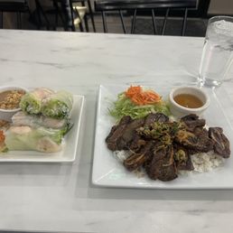 R 6. Grilled Beef Short Ribs served with Carrots & Cucumbers R 6. Grilled Beef Short Ribs served with Carrots & Cucumbers