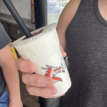Kung Fu Tea - Pina colada slushie - Bubble Tea Near Me - Centreville, Virginia