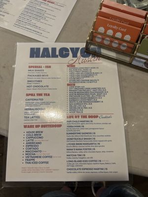 Menu photo 1 Halcyon Austin, TX