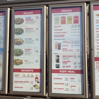 Wendy's - 6/22/23 (thu): Drive-thru menu 2 of 3 - Fast Food Near Me - Tustin, California Wendy's - 6/22/23 (thu): Drive-thru menu 2 of 3 - Fast Food Near Me - Tustin, California