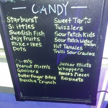Blue Starlite Mini Urban Drive-In - Candy assortment - Drive-In Theater Near Me - Austin, Texas Blue Starlite Mini Urban Drive-In - Candy assortment - Drive-In Theater Near Me - Austin, Texas