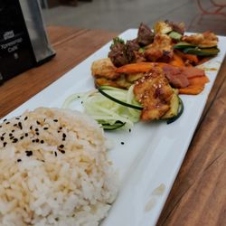 Plaza Food Fest & Craft Beer - Teriyaki chicken and beef combo