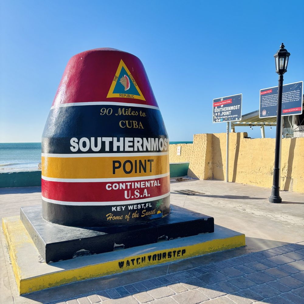 Southermost Point Buoy Temporary Spot - Southermost Point Buoy Temporary Spot_Sanju-4 - Landmarks & Historical Buildings Near Me - Key West, Florida Southermost Point Buoy Temporary Spot - Southermost Point Buoy Temporary Spot_Sanju-4 - Landmarks & Historical Buildings Near Me - Key West, Florida