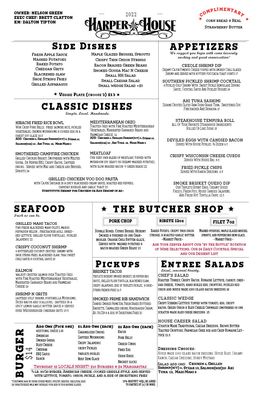 Menu photo 2 Harper House Cadiz, KY Menu photo 2 Harper House Cadiz, KY