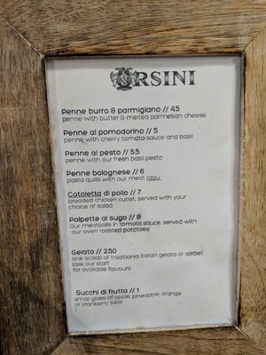 Menu photo 8 Orsini London, XGL