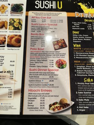 Menu photo 6 Sushi U Crystal Lake, IL