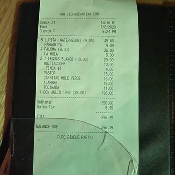 Licha's Cantina - the don julio was $28 a shot... - Bars Near Me - Austin, Texas Licha's Cantina - the don julio was $28 a shot... - Bars Near Me - Austin, Texas