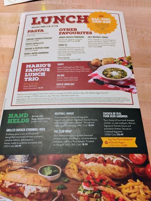 Menu photo 7 East Side Mario's Gloucester, ON