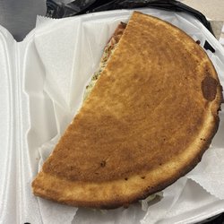 Mac's Market - The Wedge before I devoured it. Probably 8 inches on the straight side