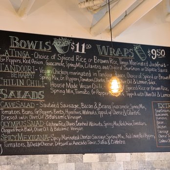 Vegan Cave Cafe - Bowls/wraps and salad menu! - Pizza Near Me - Vancouver, British Columbia
