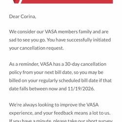 VASA Fitness - My conversation with vasa