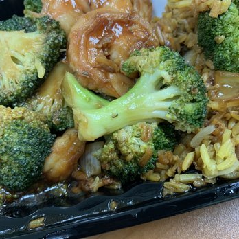 China Garden - broccoli, shrimp, and rice in a plastic container - Chinese Near Me - Christiansburg, Virginia China Garden - broccoli, shrimp, and rice in a plastic container - Chinese Near Me - Christiansburg, Virginia