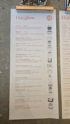 Menu photo 4 Dayglow Chicago, IL
