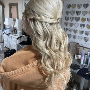 Heir Studio - Half updo - Makeup Artists Near Me - Asheville, North Carolina