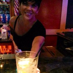 Marty's Cocktails - Leslie. Rock Star, Manager, Bartender and Friend to all. Also, Resident Comedian.