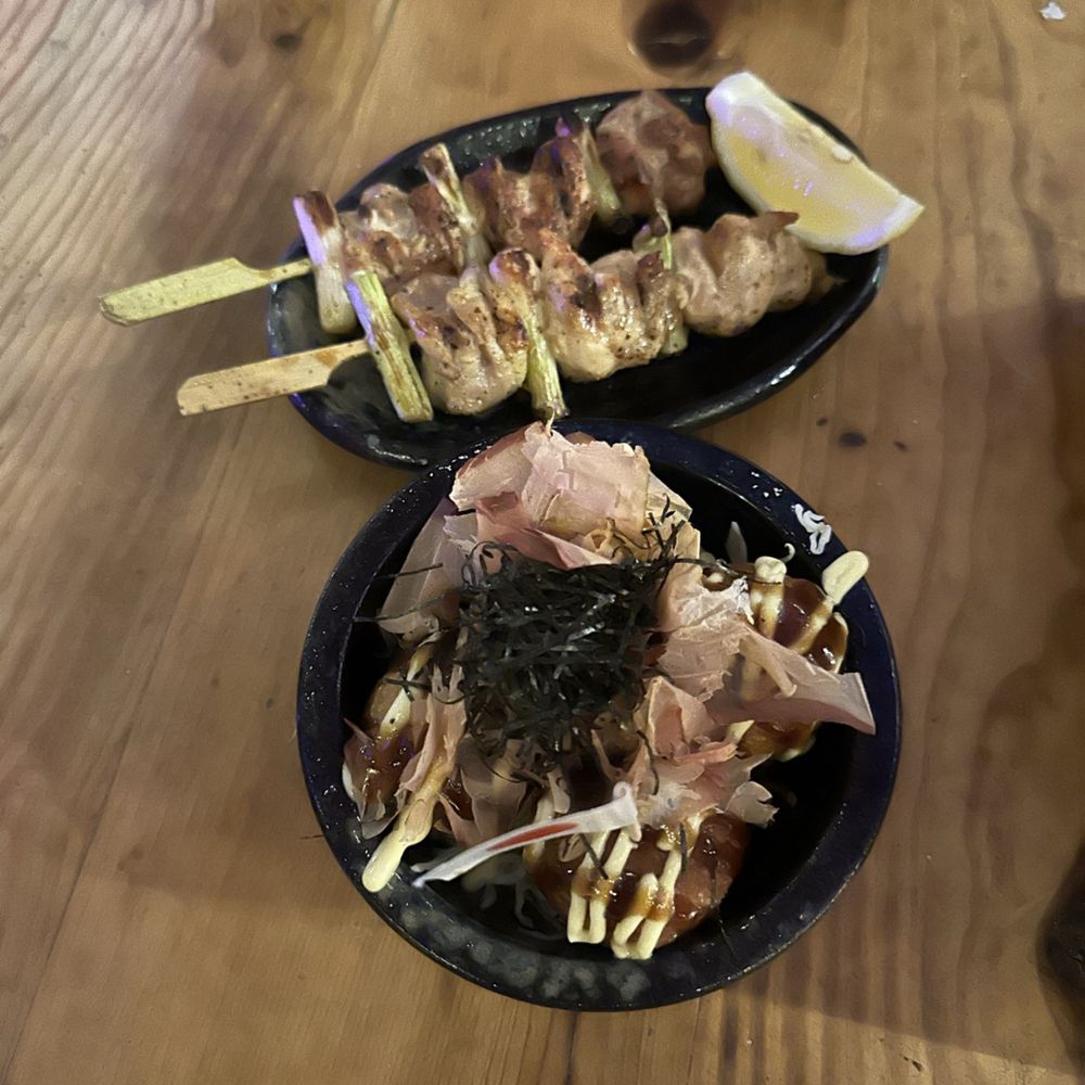 Kinda Izakaya - chicken thigh skewers, takoyaki - Tapas/Small Plates Near Me - Berkeley, California Kinda Izakaya - chicken thigh skewers, takoyaki - Tapas/Small Plates Near Me - Berkeley, California