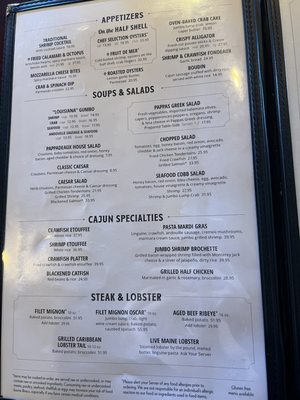 Menu photo 1 Pappadeaux Seafood Kitchen Albuquerque, NM
