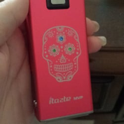 Drive Thru Vapors - My husband got me the day of the dead battery I wanted for my birthday,  Love it!