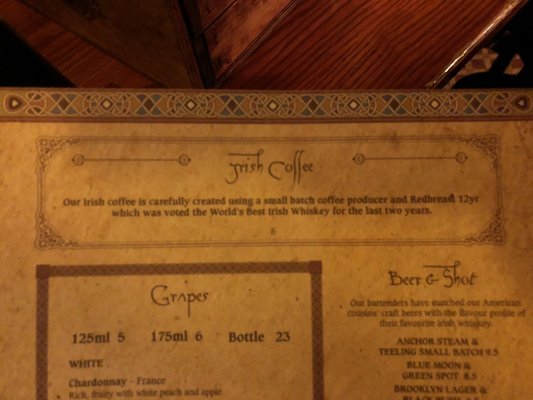 Menu photo 5 Waxy O'Connor's London, XGL