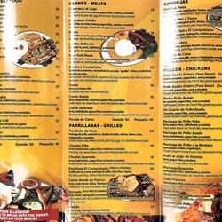 El Conquistador - Menu