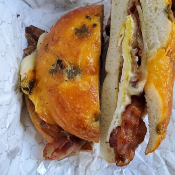 The B Shop - Sunrise on a jalapeño bagel - Bagels Near Me - Orlando, Florida