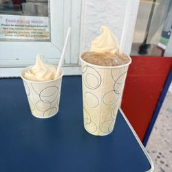 Tastee Freeze - Small Cup Vanilla Soft Serve & Medium Root Beer Float