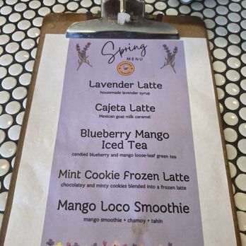 Mildfire Coffee Roasters - Spring menu. - Coffee & Tea Near Me - San Antonio, Texas
