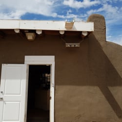 Fort Garland Museum - Bird house matches adobe buildings