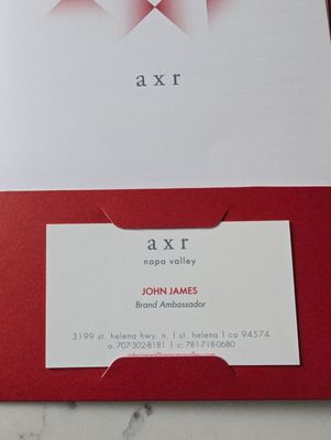 AXR Napa Valley by null