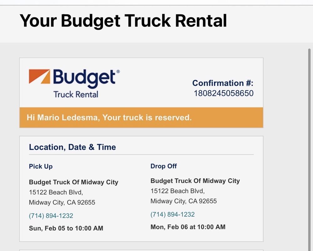 BUDGET TRUCK RENTAL Updated June 2024 10 Reviews 15122 Beach Blvd