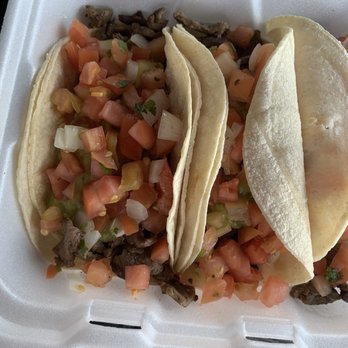 Tonos Mexican Food - Three asada tacos - Mexican Near Me - Orlando, Florida Tonos Mexican Food - Three asada tacos - Mexican Near Me - Orlando, Florida