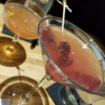 Devon Seafood & Steak - Sazerac and blueberry martini - Seafood Near Me - Oakbrook Terrace, Illinois Devon Seafood & Steak - Sazerac and blueberry martini - Seafood Near Me - Oakbrook Terrace, Illinois