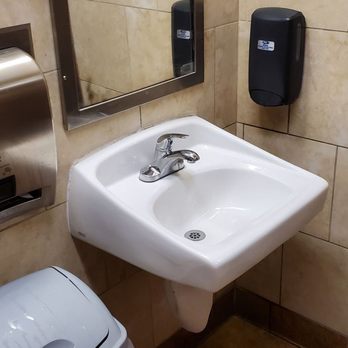 Jack in the Box - Men Restroom very clean. A+ - Fast Food Near Me - Simi Valley, California