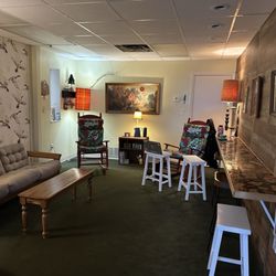 Littlefoot Coffee Roasters - The cabin room - a great place for coffee and conversations.