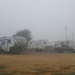 Aebi RV Park - Foggy fall morning.