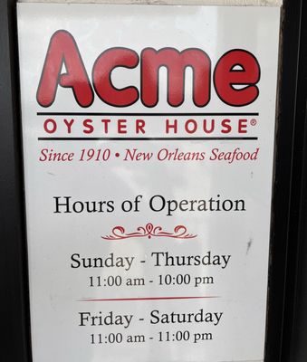 Acme Oyster House by null