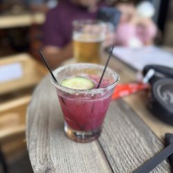 Belching Beaver Brewery Tavern & Grill - Dragonfruit margarita