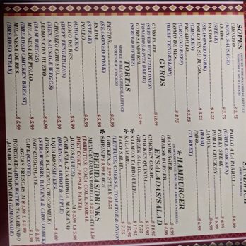 Campesino Restaurant - the menu for the restaurant - Mexican Near Me - Chicago, Illinois Campesino Restaurant - the menu for the restaurant - Mexican Near Me - Chicago, Illinois