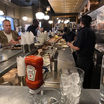 Au Cheval - My seat/view @ bar/counter - Bars Near Me - Chicago, Illinois