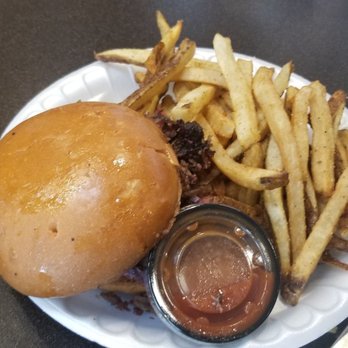 Cousin's BBQ - Brisket sandwich and fries - Barbeque Near Me - Dallas, Texas Cousin's BBQ - Brisket sandwich and fries - Barbeque Near Me - Dallas, Texas